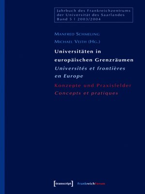 cover image of Universitäten in europäischen Grenzräumen / Universités et frontières en Europe